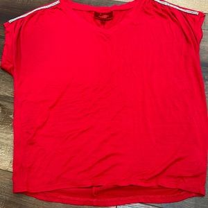 Jennifer Lopez sparkle sleeve tee